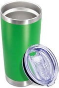 20oz Tumbler Insulated Coffee Tumblers with Lid Stainless Steel Green