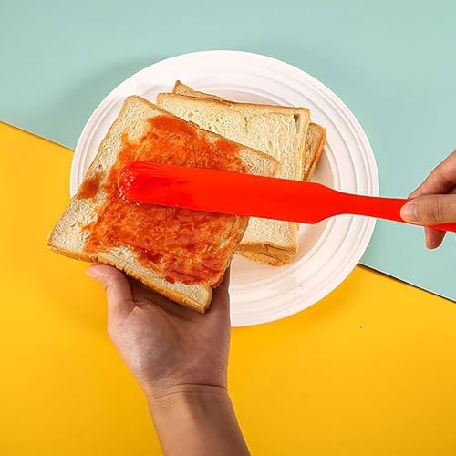 Silicone Jar Spatula, Sourdough Spatula with Long Handle, 5 Pcs