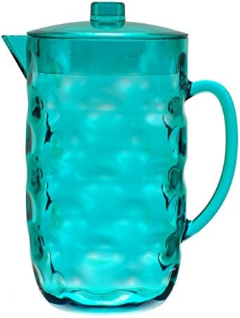 QG Acrylic Plastic Pitcher with Lid BPA Free - Great for Iced Tea &