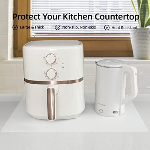 2 Pack Silicone Mats for Kitchen Counter, 23.62" x 15.75"