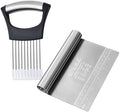 Bench Scraper Dough Chopper Onion Holder for Slicing Slicer Onion