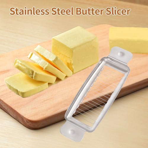 Stainless Steel Butter Slicer, 1/4-Inch Slices