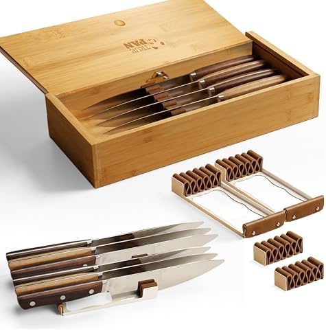 In-Drawer Bamboo Knife Block, 5.5 Inches Wide