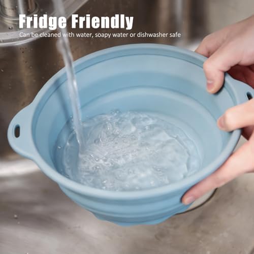 Collapsible Silicone Mixing Bowl - 1800ml(60 fl oz) - BPA Free