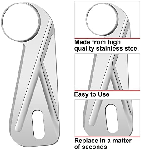 Jutom 6 Pcs Apple Peeler Corer Replacement Blades Bulk for Home