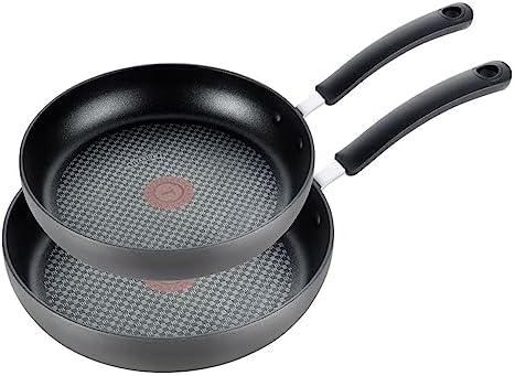 T-Fal Ultimate Hard Anodized Nonstick Fry Pan Set, 2-Pack, 10,12 in