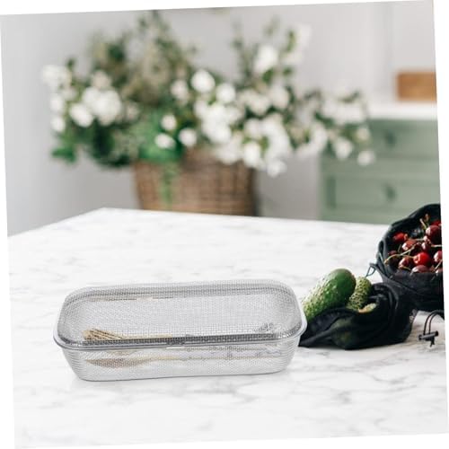 Stainless Steel Cutlery Rack Utensil Holder Protective Mesh for