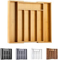 Bellsal Expandable Bamboo Silverware Organizer