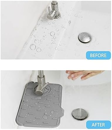 2 Pieces Kitchen Sink Splash Guard 8.3" Mini Sink Faucet Mat Faucet