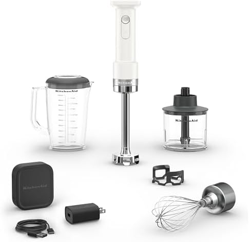 KitchenAid Go Cordless Hand Blender w/Accessories, battery