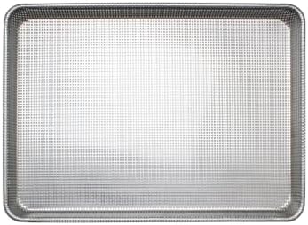 TrueCraftware- 18" x 13" Half Size Fully Perforated Glazed Sheet Pan