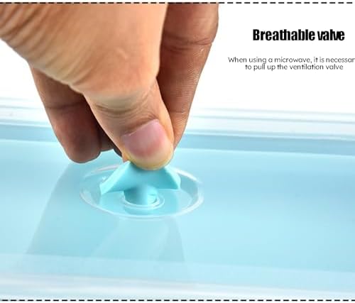 Collapsible Bowls, 3 Pcs Silicone Collapsible Storage Containers Sets