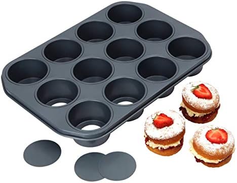 Baker's Pride 3-inch x 1.75-inch Heavy Gauge Non Stick Professional