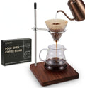 Pour Over Stand with North American Walnut Base & 360° Adjustable