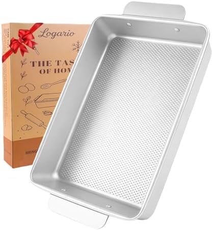 Baking Pan Bundle - 9x13 Nonstick Sheet Pan & Meatloaf Pan with Drain