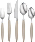 Oneida Terrace Coconut 5 Piece Place Set - Upscale Outdoor