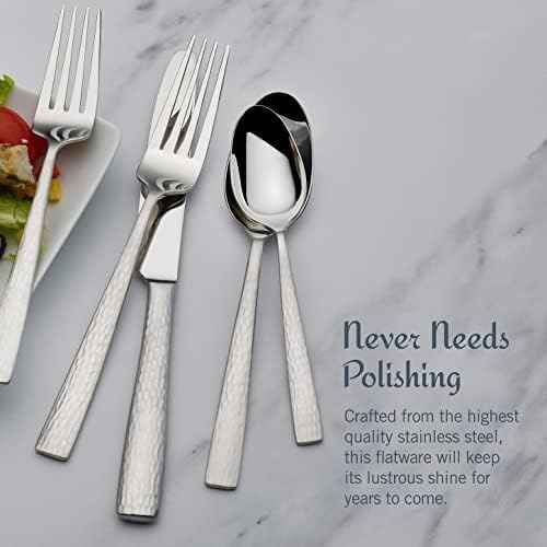 Mikasa Oliver Flatware Set, 65-Piece Service for 12, 18/10 Stainless