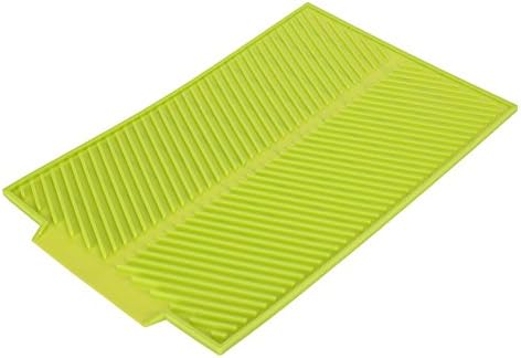 Kitchen Mat Dish Drying Rack Microfiber Tray Silicone Draining Mat