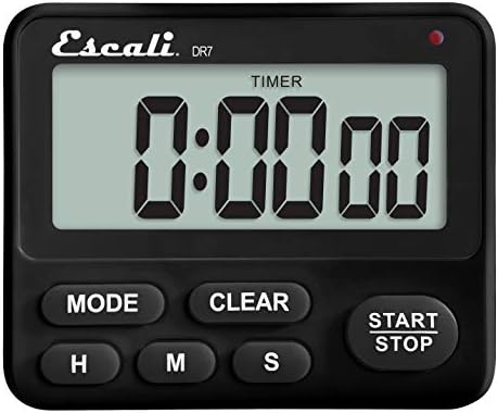 Escali Digital Kitchen Timer with Clock Mode