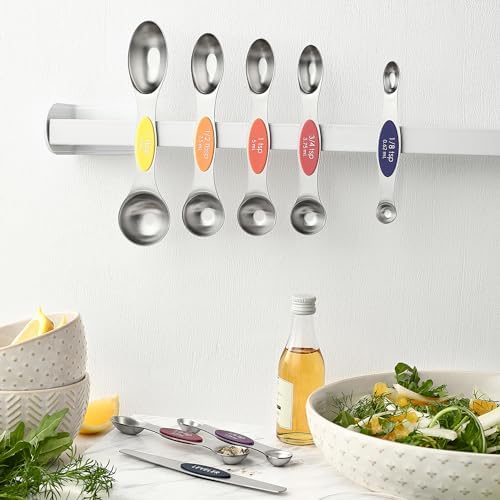 Spring Chef Dual Sided Magnetic Measuring Spoons Set, Mountain
