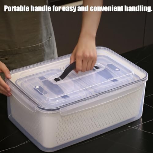 4 In 1 Food Storage Containers, Produce Storage Containers for Fridge