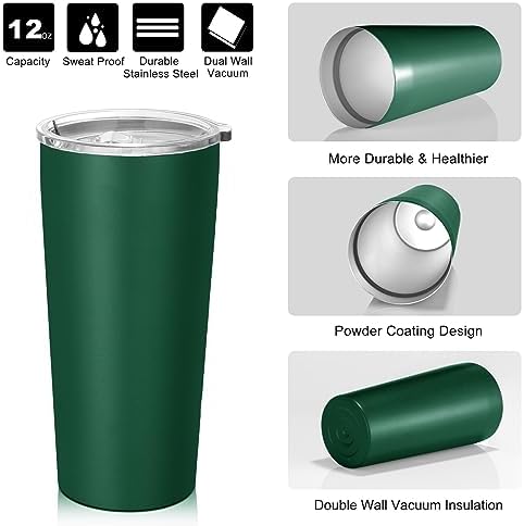 VEGOND 20oz Tumbler Stainless Steel Tumbler with Lid And Straw Vacuum