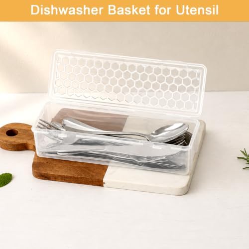 Dishwasher Basket for Small Items, Silverware Utensil Cutlery Holder