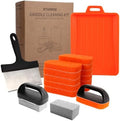 Griddle Cleaning Kit, 18-Piece Flat Top Grill Tool Set