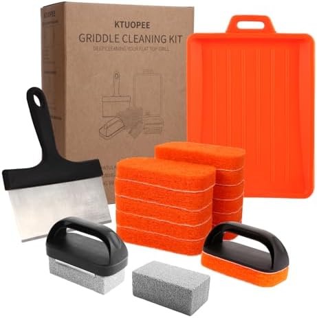 Griddle Cleaning Kit, 18-Piece Flat Top Grill Tool Set