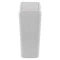 3.5 Gallons/14 Liter Small Trash Can, Plastic Swing Lid Garbage Bin，9.8" x 6.6" by Leendines