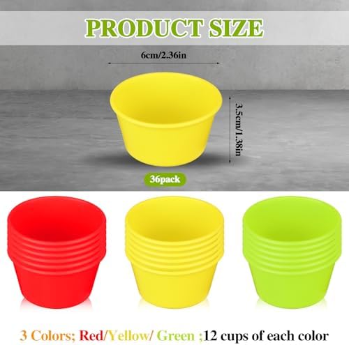 36 Silicone Puto Molder Filipino Medium-Size 2.36" Reusable