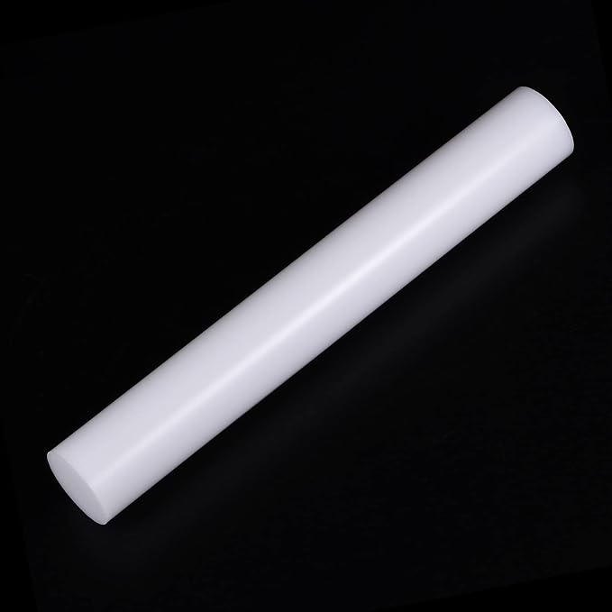 HARFINGTON Acrylic Clay Roller 7.28 Inch x 1 Inch Solid Non-Stick Plastic Round - Image 3