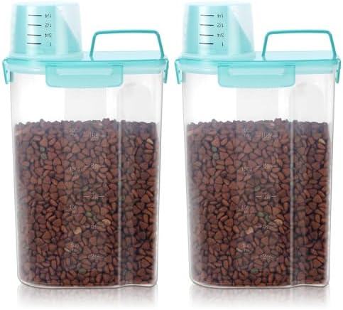 3-5Lbs Airtight Small Dog Cat Pet Food Storage Container