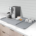 Silicone Coffee Mat, 24'' x 16'', Detachable Dish Drying Mat