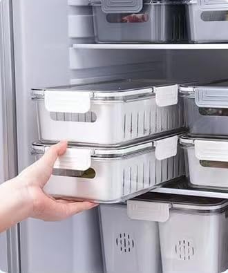 1PCS Produce saver containers for refrigerator Ieak proof Food Storage