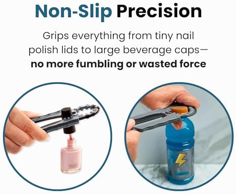 Jokari Multi Bottle Opener for Jars Bottles and Cans 3 in 1 Easy Grip