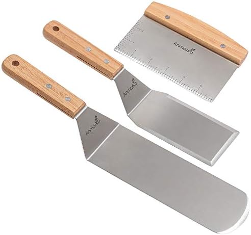 Anmarko Stainless Steel Griddle Spatula Set