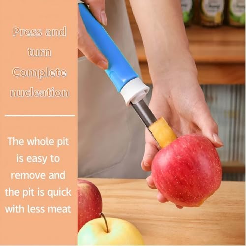 2 in 1 Stainless Steel Fruit Vegetable Corer Peeler Kitchen Tool