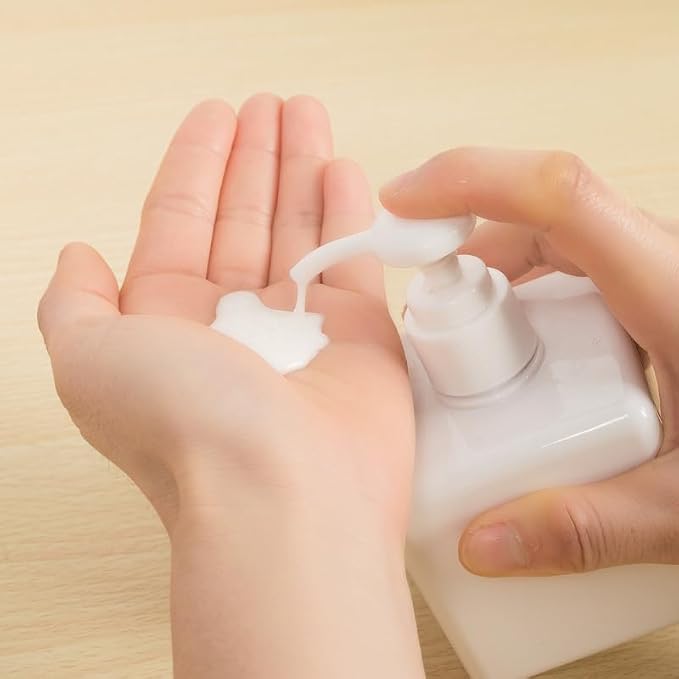 Pump Bottle, Refillable Plastic Empty Lotion Soap Dispenser Liquid Container - Image 5