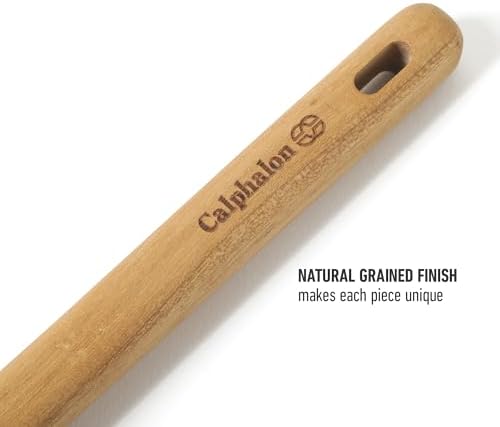 Calphalon Prime Silicone and Teak Wood Tool Set, 7-Piece