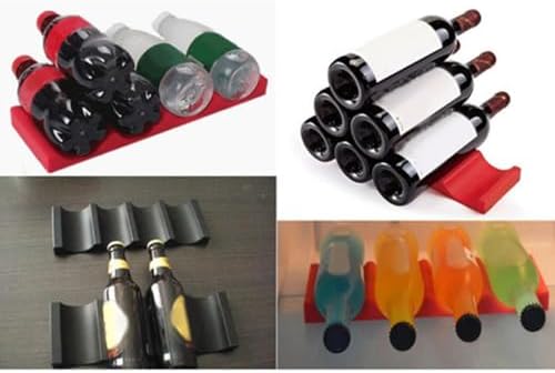 Bottle Rack Organizer for Fridge Beverage Storage Shelf Can Beverage