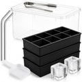 2in Silicone Ice Cube Tray - Ice Cube Molds for 8 Large Ice Cubes