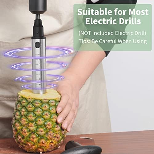 Newness Apple Slicer Corer, 12-Slice [Large Size], Pineapple Corer