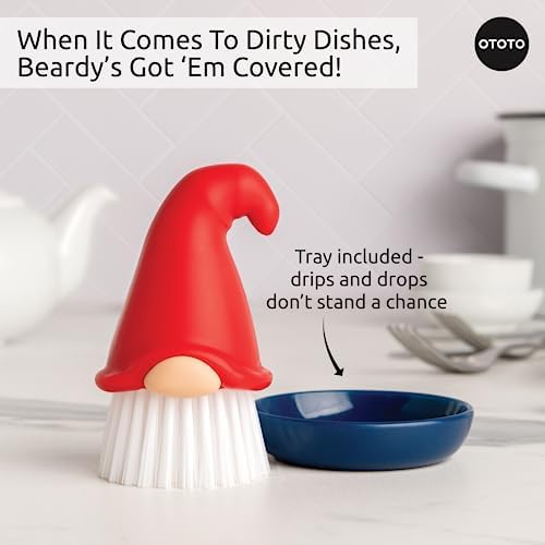 OTOTO Gnome Dish Brush with Handle