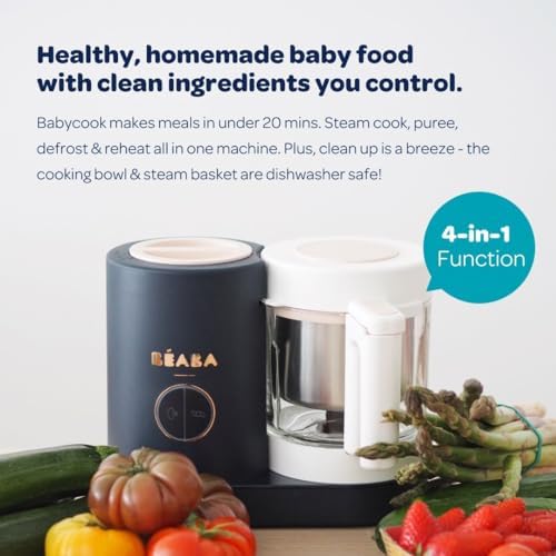 Béaba Babycook Neo Baby Food Maker, 42 Oz, Eucalyptus