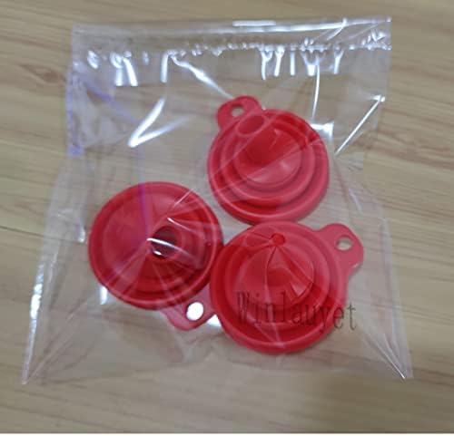 3 Pack Silicone Collapsible Funnel Kitchen Funnel for Water Bottle Oil
