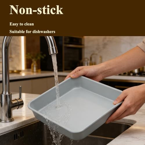 Non-Stick Square Cake Pan Ceramic Square Baking Pan 9x9