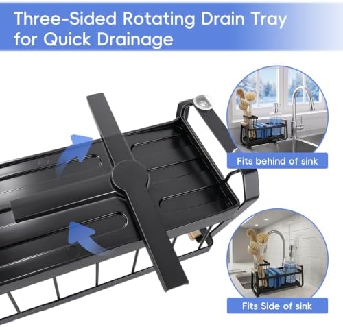 304 Stainless Steel Self-Draining Sink Caddy