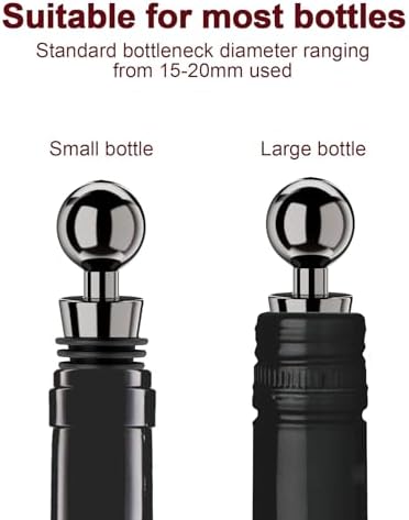 Wine Stoppers for Wine Bottles 3Pcs Vacuum Wine Bottle Stopper with