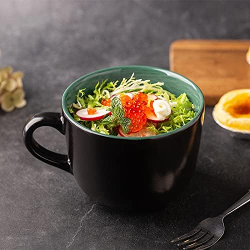 GBhome Jumbo Soup Mugs with Handles, 24 Oz Large Coffee Mugs Set of 4